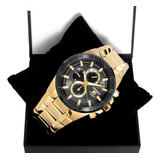 Relógio Orient Masculino Cronógrafo Mgssc004 G1kx Dourado