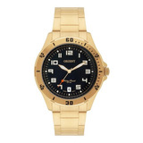 Relógio Orient Masculino Dourado - Mgss1105a P2kx Cor Do Fundo Preto