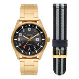 Relogio Orient Masculino Dourado