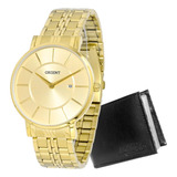 Relógio Orient Masculino Eternal Slim Mgss1091 C1kx Dourado