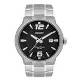 Relógio Orient Masculino Mbss1367 P2sx Prata Preto Analogico