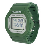 Relógio Palmeiras Digital Verde Produto Oficial Licenciado