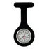 Relógio Para Enfermagem Medicina Silicone Broche Lapela Cor Preto