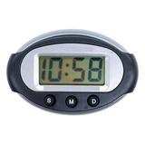 Relógio Para Painel Carro Automotivo Lcd Digital