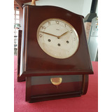 Relógio Parede Antigo Alemão Caixa Madeira