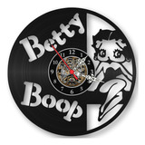 Relógio Parede Betty Boop Filmes Desenho Retrô Vintage Lp