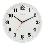 Relógio Parede Branco Para Cozinha 26 Cm Herweg 6126 21 Cor Da Estrutura Cinza