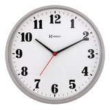 Relógio Parede Branco Para Cozinha 26 Cm Herweg 6126 24 Cor Da Estrutura Cinza
