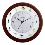 Relógio Parede Canto Pássaros Brasileiros Herweg