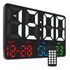 Relógio Parede Digital Led Termômetro Data Alarme Controle