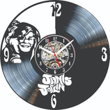 Relógio Parede Disco Vinil Janis Joplin Musica Decoração