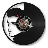 Relógio Parede Elvis Presley Bandas Rock 50 Vinil Lp Decor
