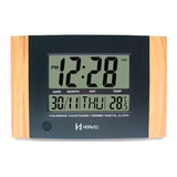 Relógio Parede Mesa Digital Termômetro Calendári Herweg 6438