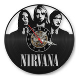Relógio Parede Nirvana Bandas Rock Punk