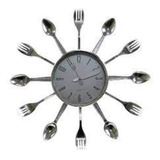 Relógio Parede Para Cozinha Formato Talheres