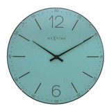 Relógio Parede Turquesa Nextime D 35cm