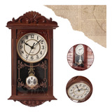 Relógio Pendulo De Parede Decorativo Antigo