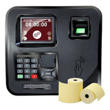 Relógio Ponto Biométrico Digital Software Homologado Cor Preto 110v 220v