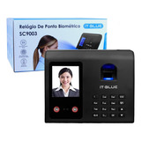 Relógio Ponto Biométrico Senha Reconhecimento Facial Digital