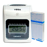 Relógio Ponto Vega Com 200 Cartões Cartolina