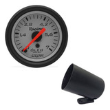 Relógio Pressão Óleo Manômetro Willtec Branco 7kg 52mm W04 