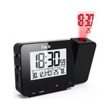 Relógio Projetor De Teto Despertador Digital Fanju Preto
