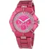 Relógio Pulso Guess U12657l4 Sport Fúcsia Cristais Alumín