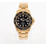 Relógio Rolex Com Caixa Dourado Com Preto Submariner