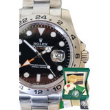 Relogio Rolex Explorer 2 Preto Safira Base Eta 2840 caixa