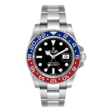 Relógio Rolex Gmt Super Pepsi Eta 2840 Caixa E Certificados