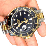 Relógio Rolex Masculino Submariner Misto Com