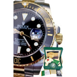 Relogio Rolex Submariner Preto Misto 41mm Bas Eta 3035 Caixa