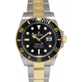 Relógio Rolex Submariner Super Clo Eta 3235 Banhado Ouro 18k