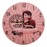 Relógio Rosa De Elvis Presley Da Gogailen Sun Records Del
