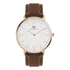 Relógio Saint Germain Bronx Rosé Gold 40mm Marrom Branco