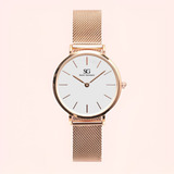 Relógio Saint Germain Nolita Rosé Gold 32mm Fundo Branco