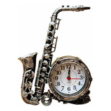 Relogio Saxofone Despertador Decorativo