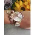 Relógio Seculus Feminino Com Linda Pulseira Love De Berloques Rosê 77121lpskrs2k1