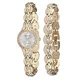 Relógio Seculus Feminino Ref 20455lpskdb1 Mini Dourado Pulseira