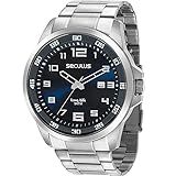 Relógio Seculus Masculino Ref 44011g0svna1 Casual Prateado