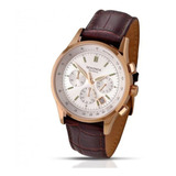 Relógio Sekonda Cronográfico Modelo 3847 Pulseira De Couro