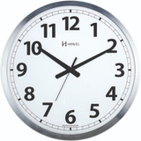 Relógio Silencioso Parede 35cm Aluminio Escovad Herweg 6712s