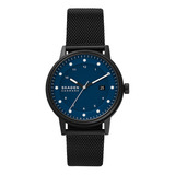Relógio Skagen Henriksen Movido A Energia Solar Skw6742b1 Cor Da Correia Preto