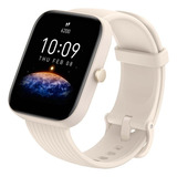 Relogio Smart Amazfit Bip 3 Pro Creme Inteligente Huami Novo