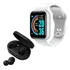 Relógio Smart Digital D20 Masculino / Feminino + Fone S/fi Cor Da Pulseira Branco