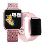 Relógio Smart Watch P70 Batimento Cardíaco Duas Pulseiras Nf