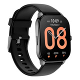 Relógio Smartwatch Amazfit Pop 3s Amoled E Monitor Cardíaco Caixa Preto Pulseira Preto Bisel Preto Desenho Da Pulseira Lisa