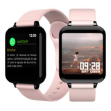 Relógio Smartwatch B57 Para Homens E Mulheres Android Ios