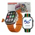 Relogio Smartwatch Bw10 Ultra3 Call 5g Gps Amoled 2 Pulseira Caixa Prateado Pulseira Cinza Bisel Prateado Desenho Da Pulseira Mesh