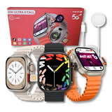 Relógio Smartwatch Celular De Pulso Hw Ultra 2 Call Câmera